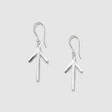 Earrings Silver Tiwaz - The 4 Harts